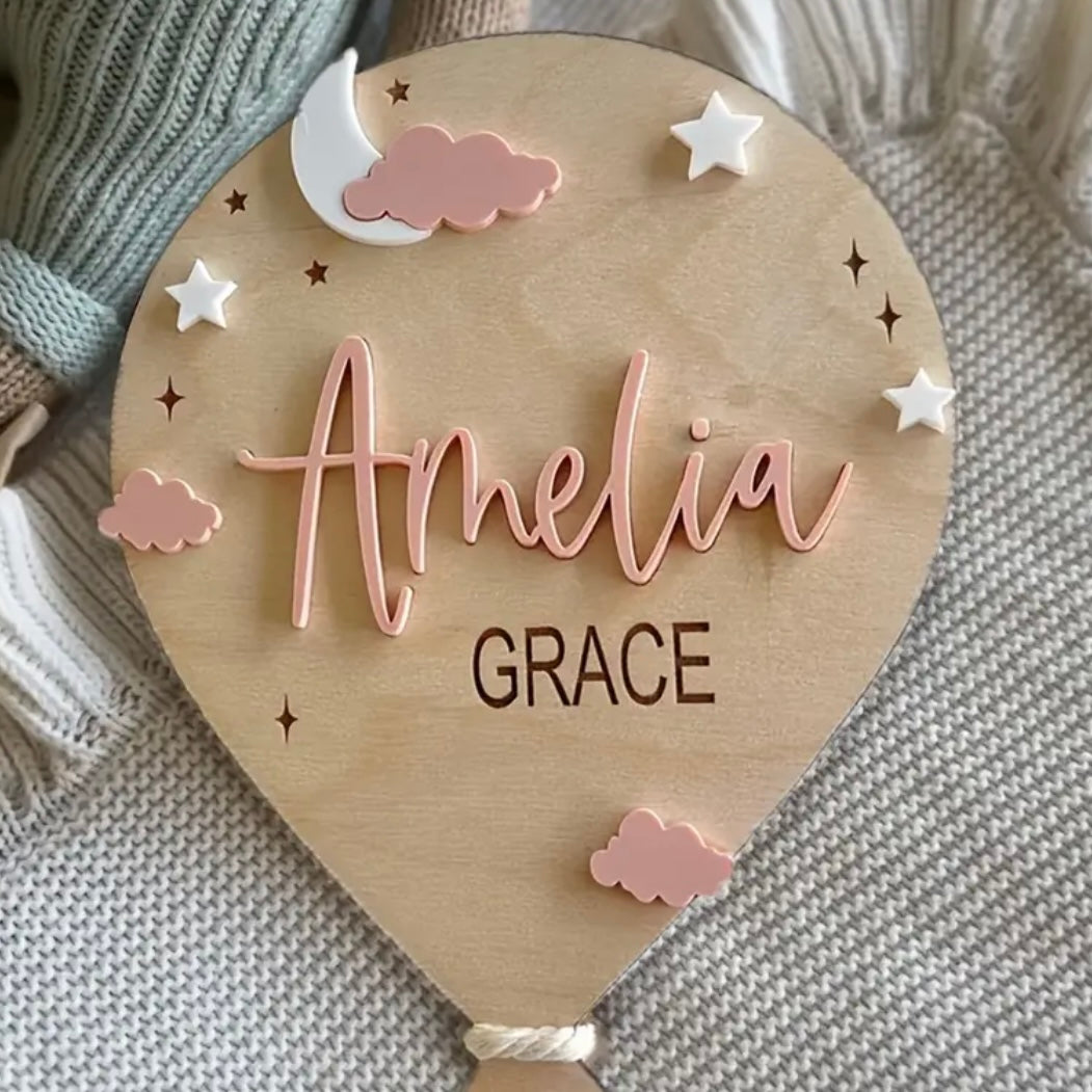 Personalised Balloon Announcement Set