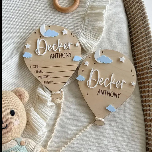 Personalised Balloon Announcement Set