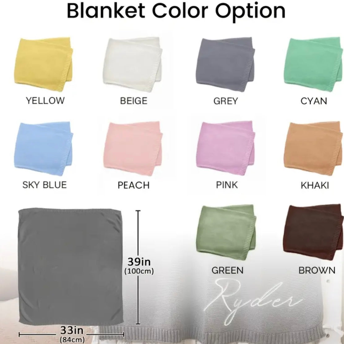 Custom Baby Blanket